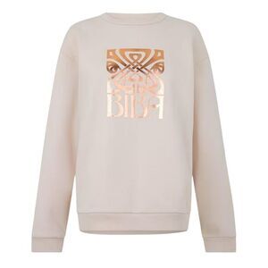 Biba Womens/Ladies Graphic Print Relaxed Fit Sweatshirt / Cream